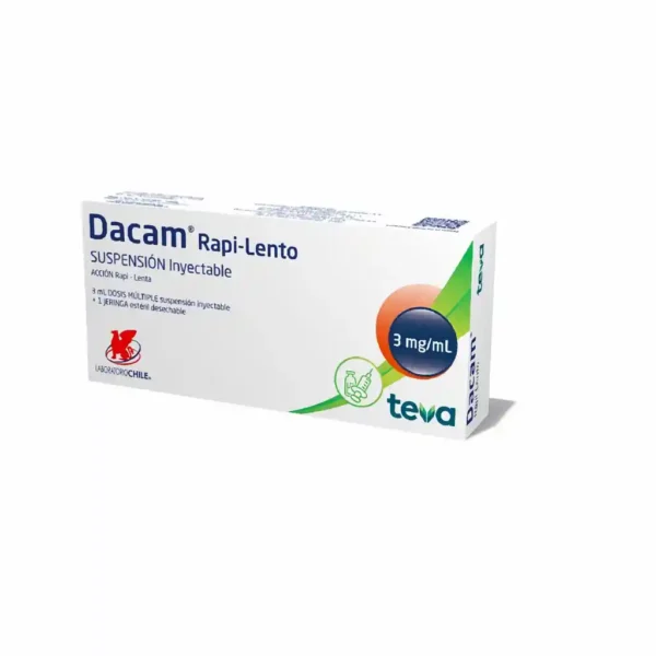 DACAM RAPI-LENTO INYECTABLE 3ML+JERINGA