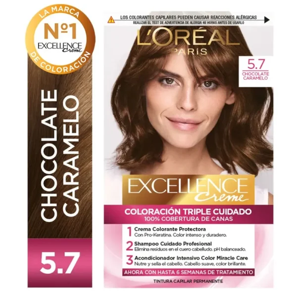EXCELLENCE CR 5.7 CHOCOLATE CARAMELO X 1 UND