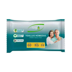 FAMILYSET TOALLAS HUMEDAS ADULTOS 60 UND