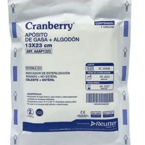 CRANBERRY APOSITO ABSORBENTE 13 CM X 23 CM