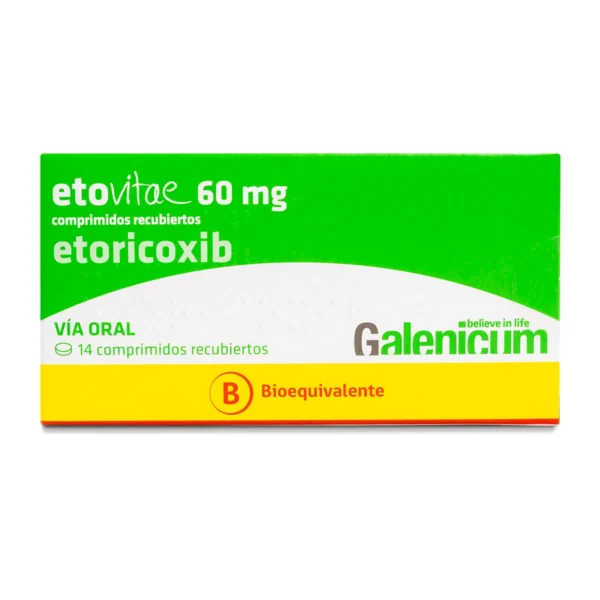 ETOVITAE 60MG 14 COMP. (ETORICOXIB)