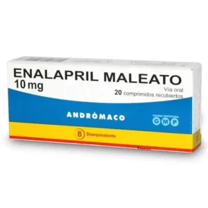 ENALAPRIL MALEATO 10MG X 20 COM.