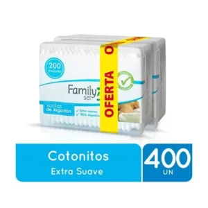 FAMILYSET PACK COTONITOS 400 UND