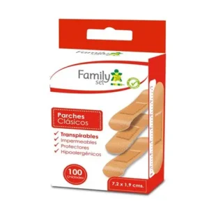 FAMILYSET PARCHES CLASICOS COLOR PIEL 100 UND