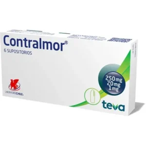 CONTRALMOR SUPOSITORIOS 6 UNI.