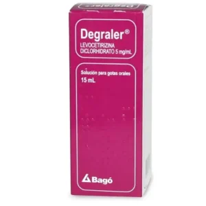 DEGRALER GOTAS ORALES 5MG/ML 15ML (LEVOCETIRIZINA)