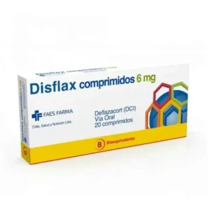 DISFLAX 6MG 20 COMP. (DEFLAZACORT)
