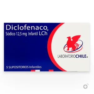 DICLOFENACO SUPOSITORIO INFANTIL 12.5MG 5 UNI.