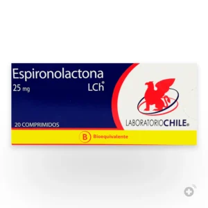 ESPIRONOLACTONA 25MG X 20 COM.