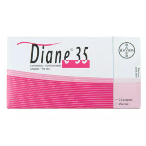 DIANE 35 21 GRAGEAS (CIPROTERONA/ETINILESTRADIOL)