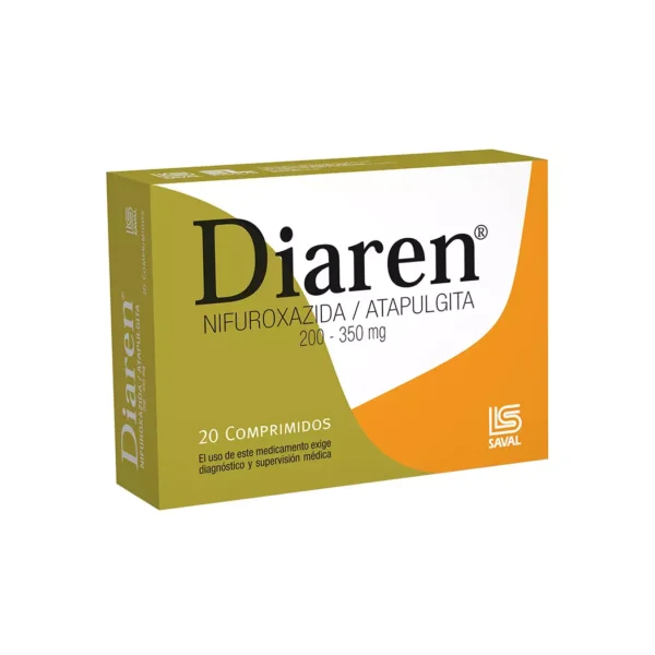 DIAREN 20 COMP. (NIFUROXAZIDA/ATAPULGITA)