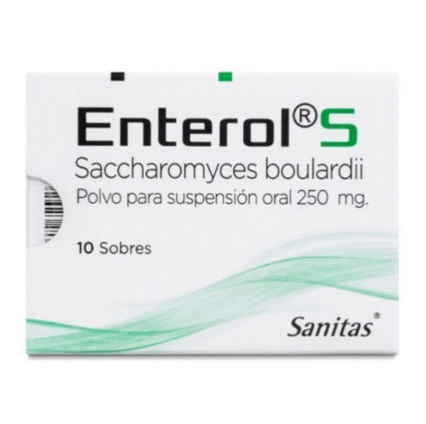 ENTEROL S SOBRES 250MG 10 UNI.