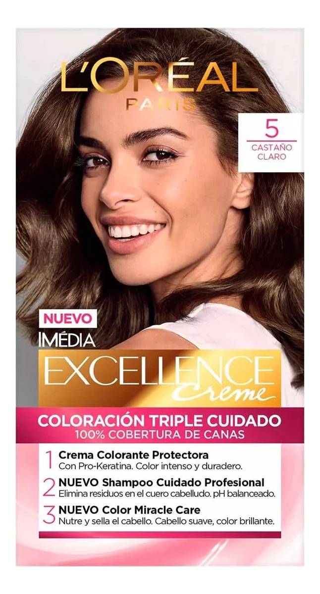 EXCELLENCE TINTURA  Nº5 CASTAÑO CLARO X UND