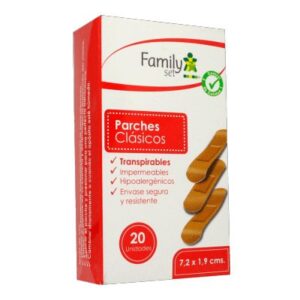 FAMILYSET PARCHES CLASICOS COLOR PIEL 20 UND