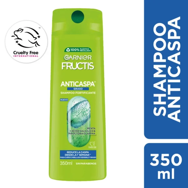 FRUCTIS SHAMPOO ANTICASPA GRASO 350 ML