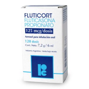 FLUTICORT INH.BUCAL 125MCG/DOSIS