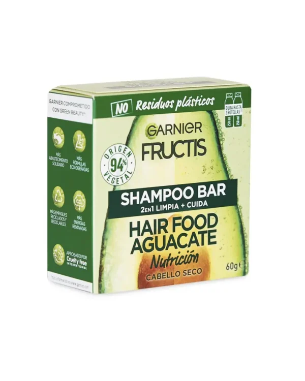 FRUCTIS SHAMPOO BARRA HAIR FOOD AGUACATE 60G