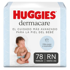 HUGGIES PAÑALDERM RN X 78 UNIDADES
