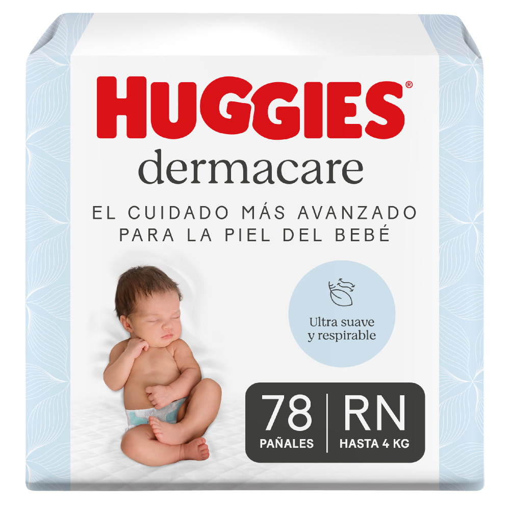 HUGGIES PAÑALDERM RN X 78 UNIDADES