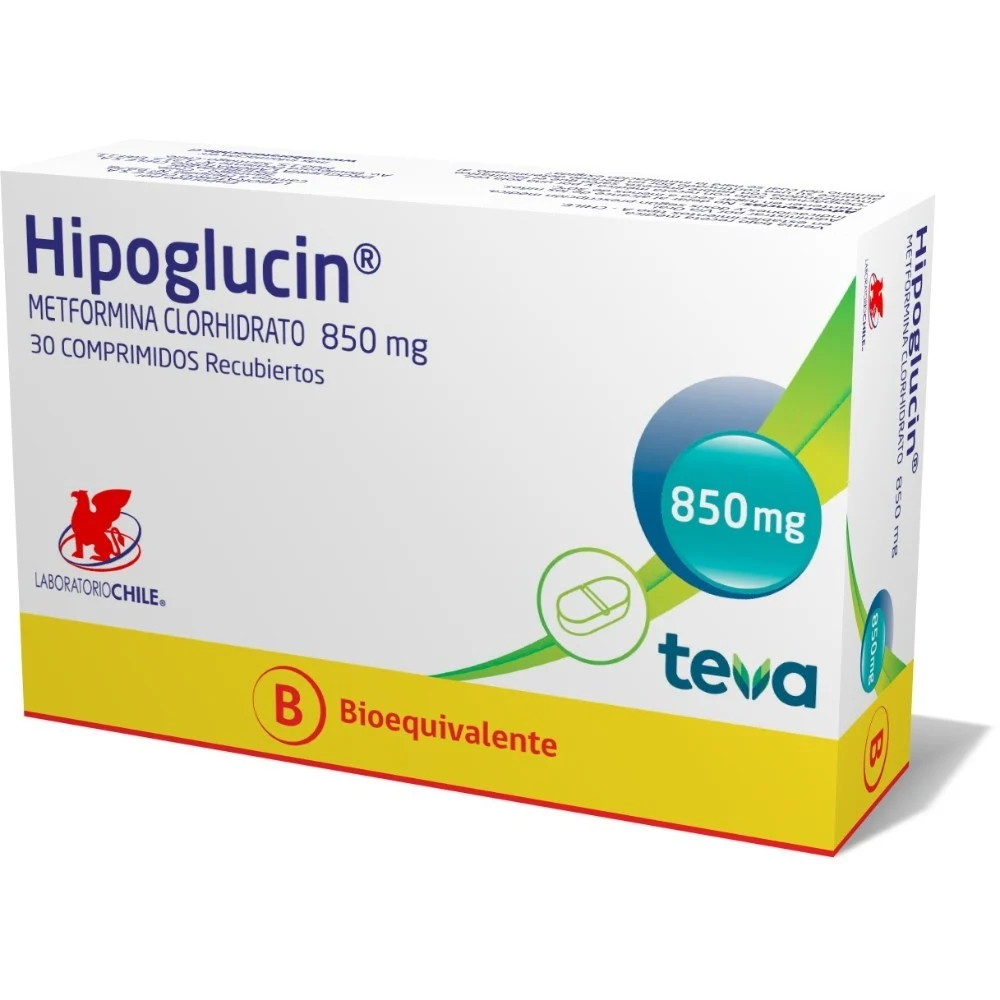HIPOGLUCIN 850MG 30 COMP. (METFORMINA)