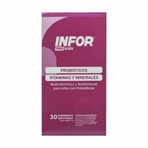 INFOR PRO KIDS VITAMINAS Y MINERALES MASTICABLE 30 COMP.