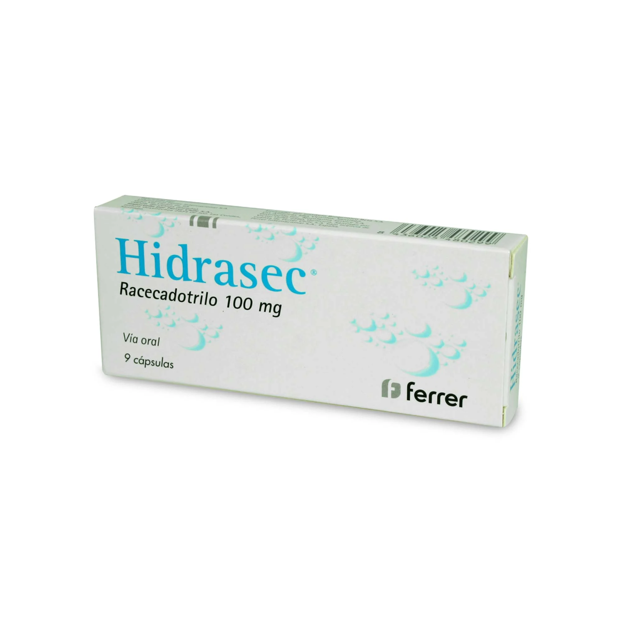 HIDRASEC 100MG X 9 CAPSULAS (RACECADOTRILO)