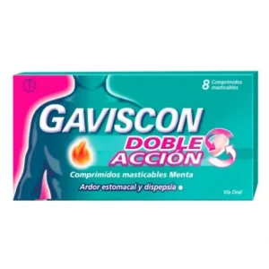 GAVISCON DOBLE ACCION X 8 COM.