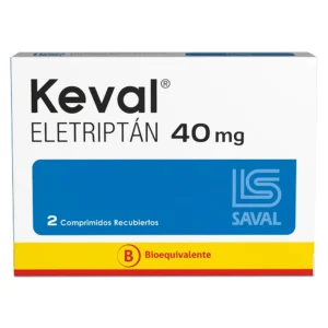 KEVAL 40MG 2 COMP. (ELETRIPTAN)