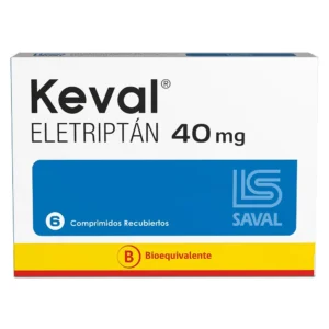 KEVAL 40MG 6 COMP. (ELETRIPTAN)