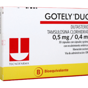 GOTELY DUO 0,5MG/04MG 30 CAP. (TAMSULOSINA/DUTASTERIDA)