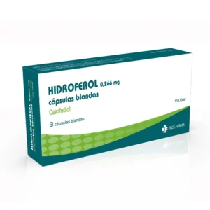HIDROFEROL 0,266MG 3 CAP.