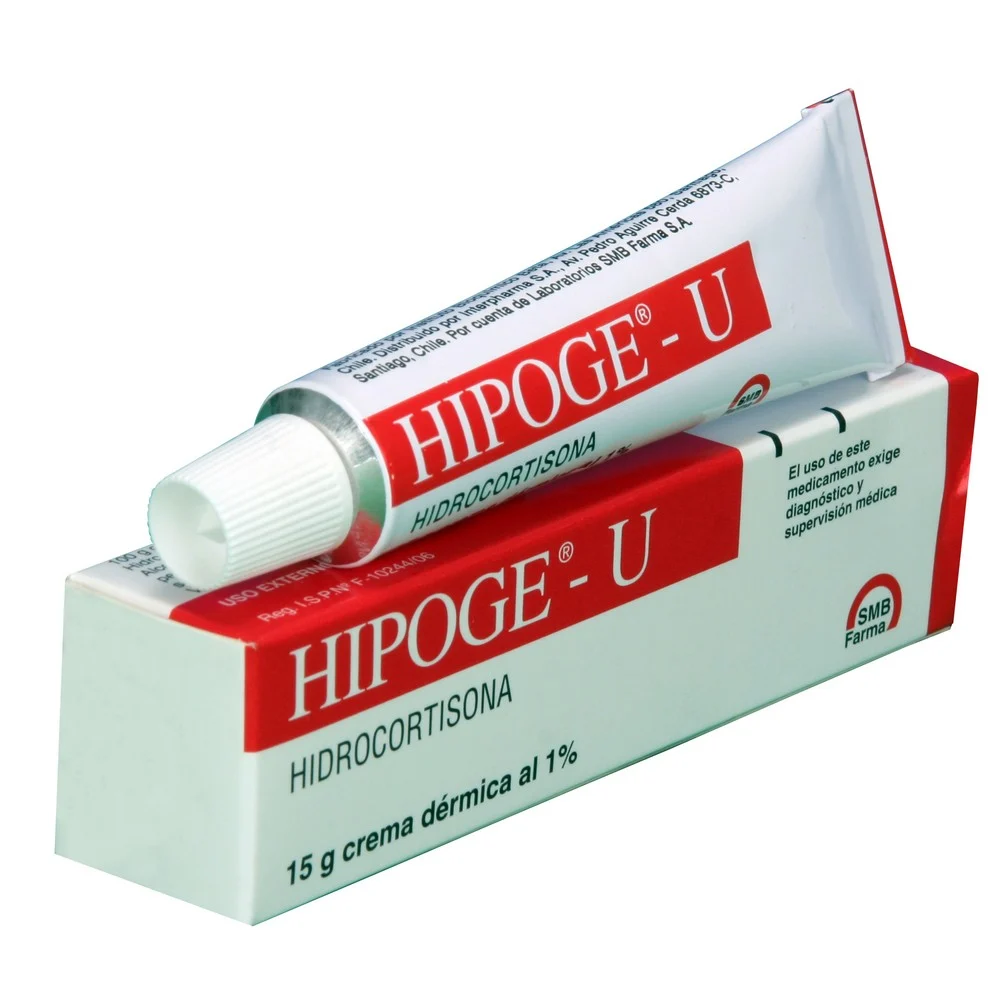 HIPOGE-U CREMA DERMICA 1% X 15 G (HIDROCORTISONA)