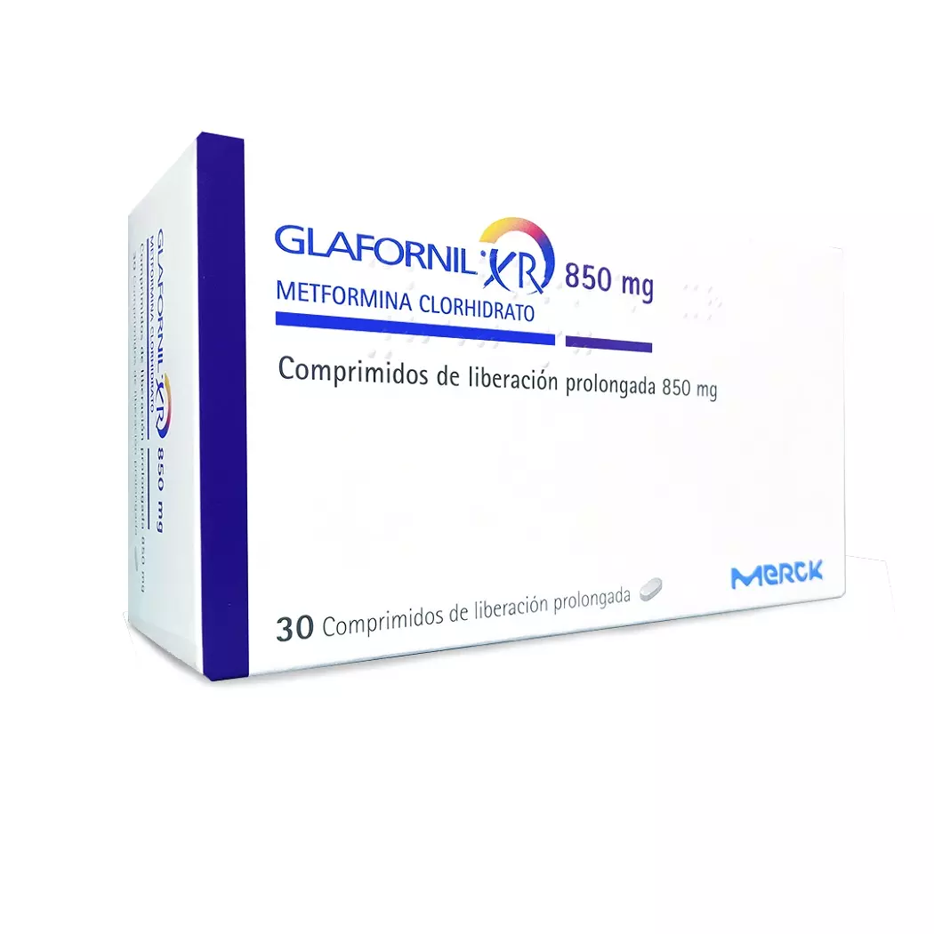 GLAFORNIL XR 850MG 30 COMP. (METFORMINA)
