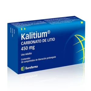KALITIUM 450MG 50 COMP. (CARBONATO DE LITIO)