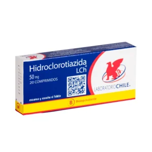 HIDROCLOROTIAZIDA 50MG X 20 COMPR