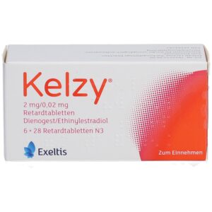 KELZY X 28 COM. (DIENOGEST 2.00MG/ETINILESTRADIOL 0.02MG)