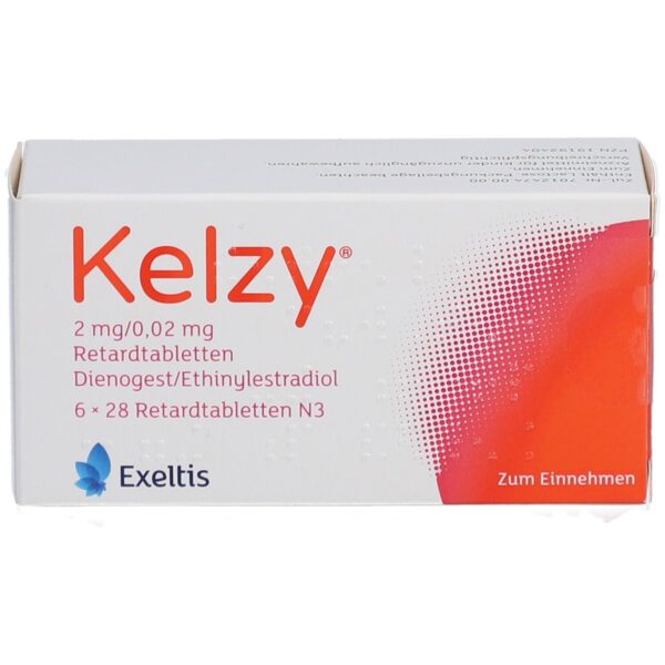 KELZY X 28 COM. (DIENOGEST 2.00MG/ETINILESTRADIOL 0.02MG)