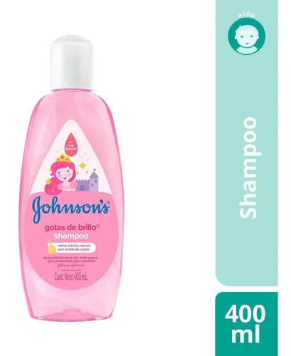 JOHNSONS GOTAS DE BRILLO SHAMPOO 400ML