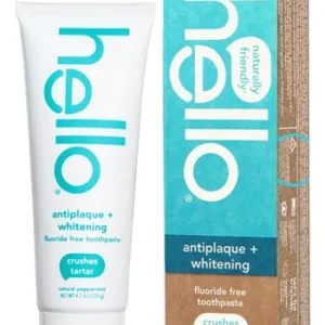 HELLO NATURALLY FRIENDLY WHITENIG + ANTIPLACA SIN FLUOR 133G