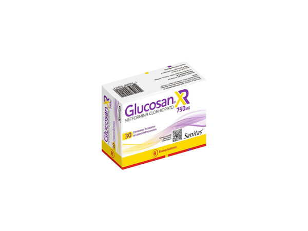 GLUCOSAN XR 750MG X 30 COMP.