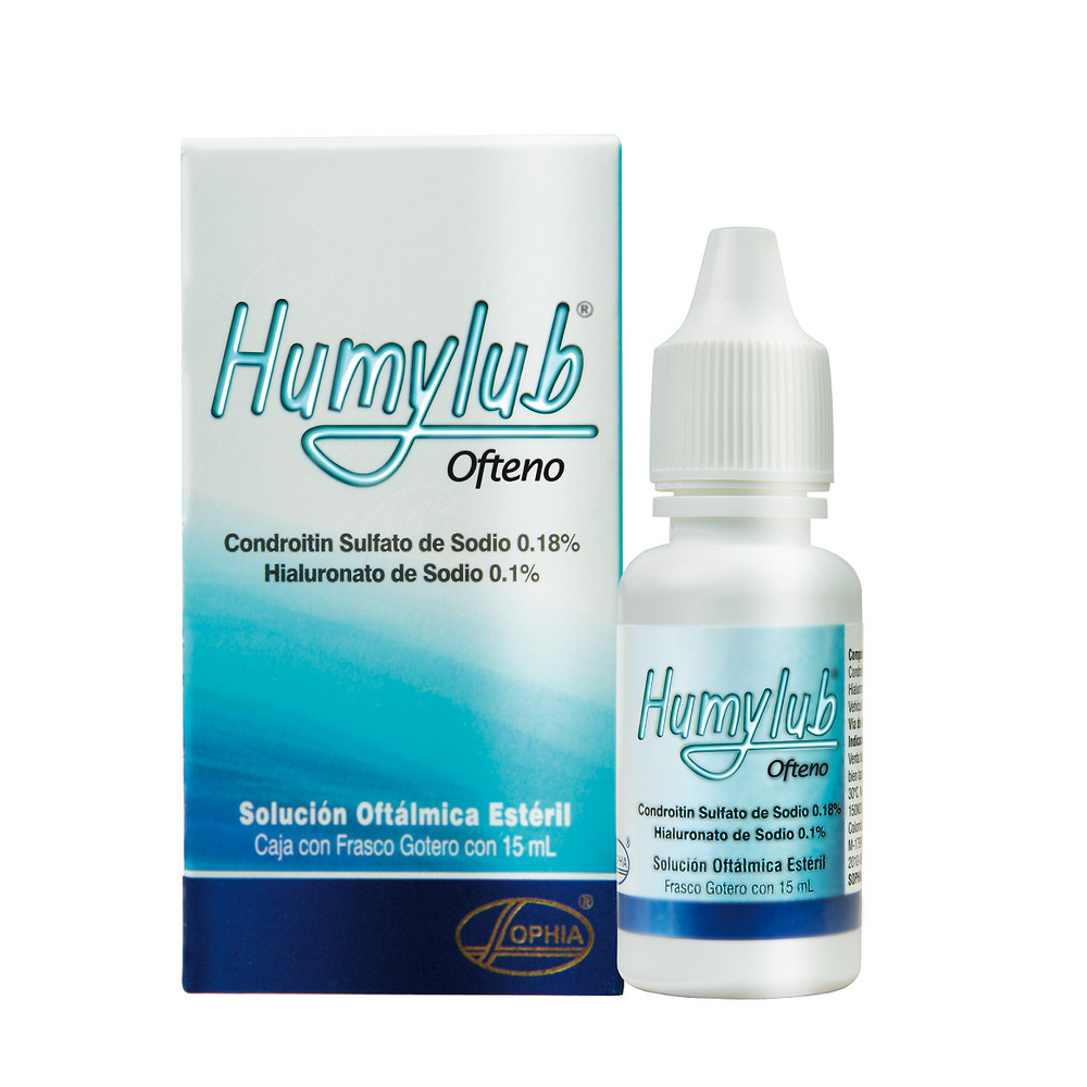 HUMYLUB OFTENO SOL OFTALMICA X 15ML (HIALURONATO/CONDROITIN)