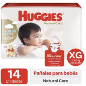 HUGGIES NATURAL CARE  MAXI XG X 14