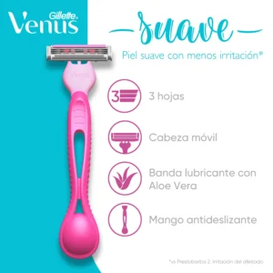 GILLETE VENUS MAQUINA DESECHABLE 1 UNI.