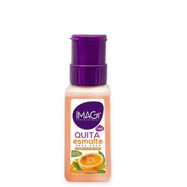 IMAGI QUITAESMALTE PARA UÑAS MANDARINA X 240ML