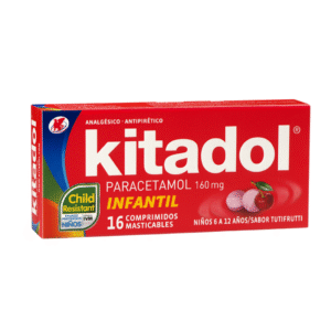 KITADOL INFANTIL  160MG X 16 COMPR (PARACETAMOL)