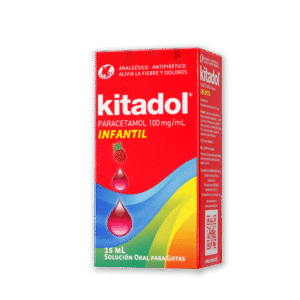 KITADOL INFANTIL 100MG/ML GOTAS ORALES 15ML (PARACETAMOL)