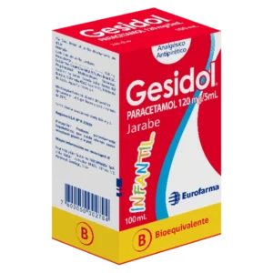 GESIDOL PARACETAMOL JARABE 120 MG / 5 ML X 100 ML