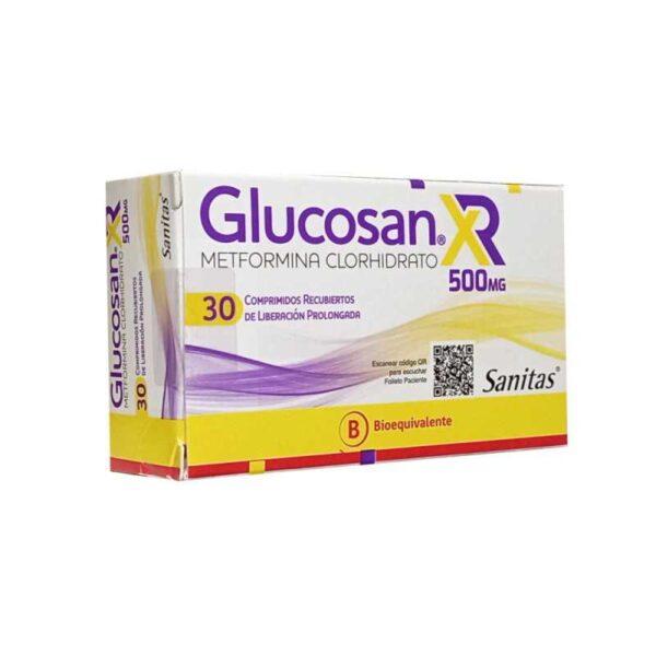 GLUCOSAN XR 500MG X 30 COMP.