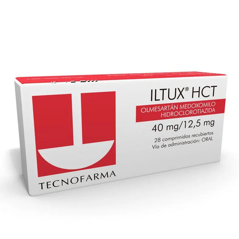 ILTUX HCT COM 40/12,5MG 28 COMP. (OLMESARTAN/HIDRO.)
