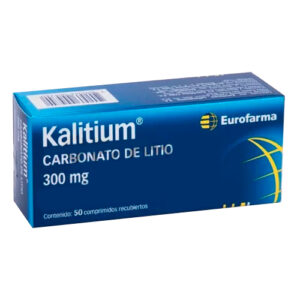 KALITIUM 300MG 50 COMP. (CARBONATO DE LITIO)